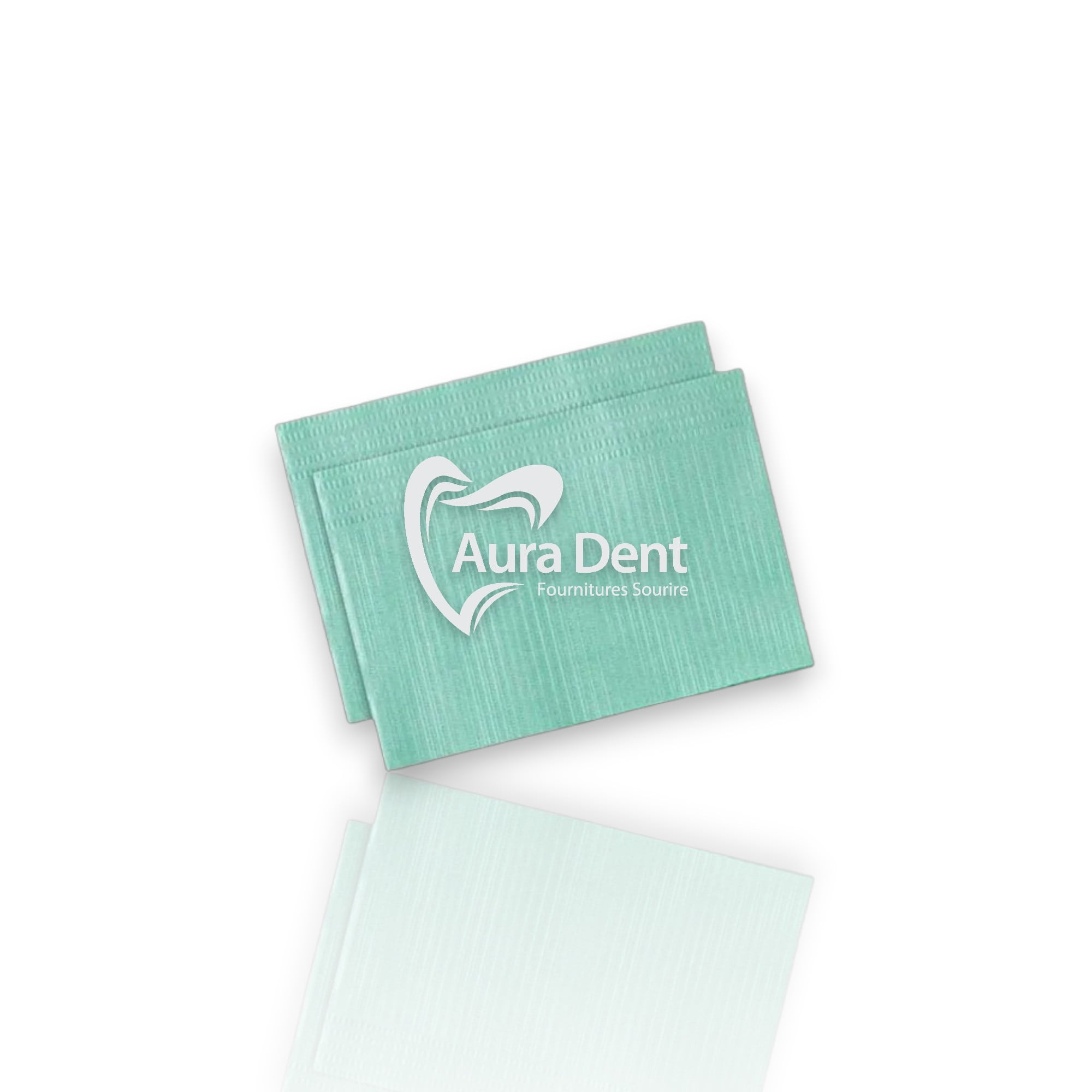 Champs jetables 500 pcs vert - Auradent