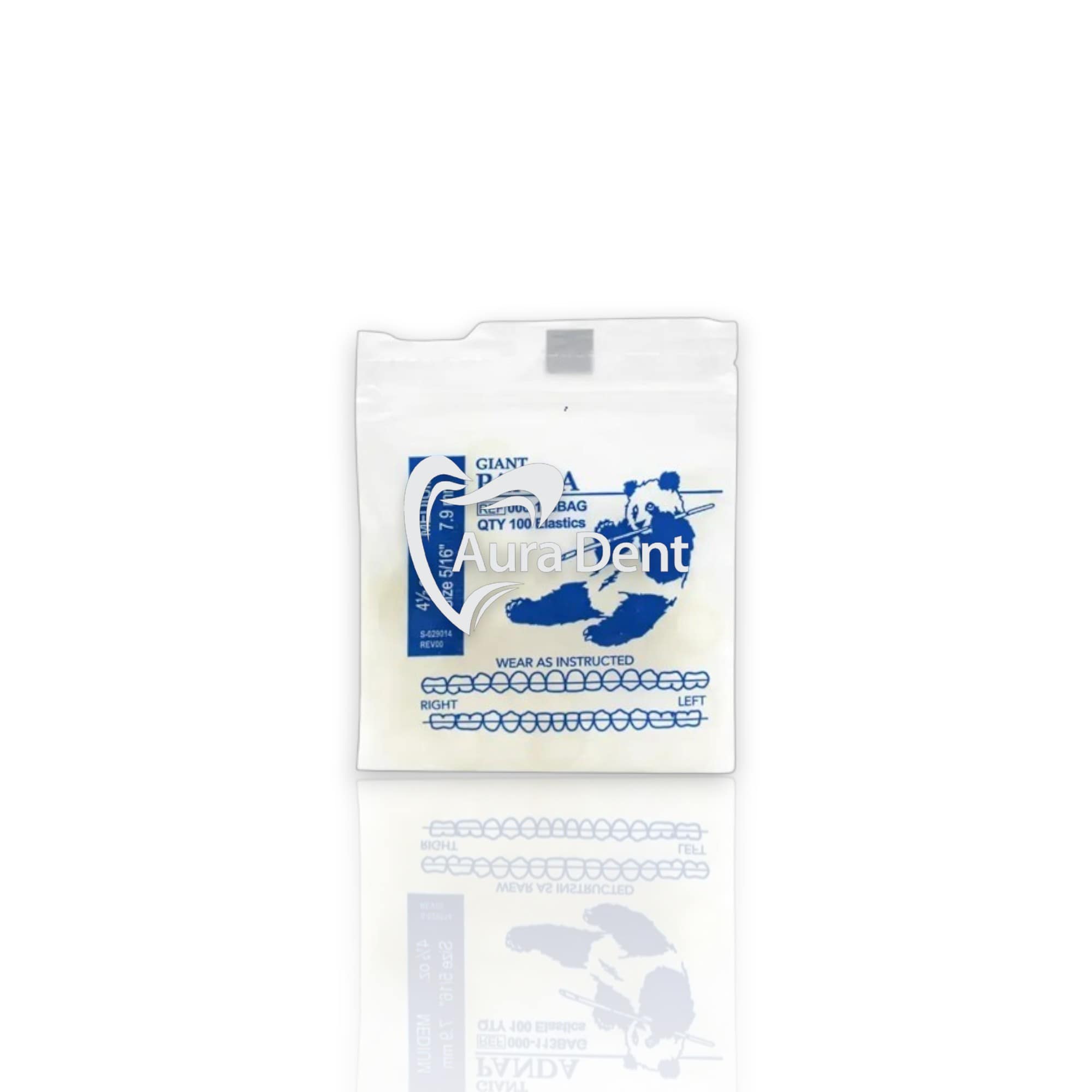 Elastiques d'orthodontie panda