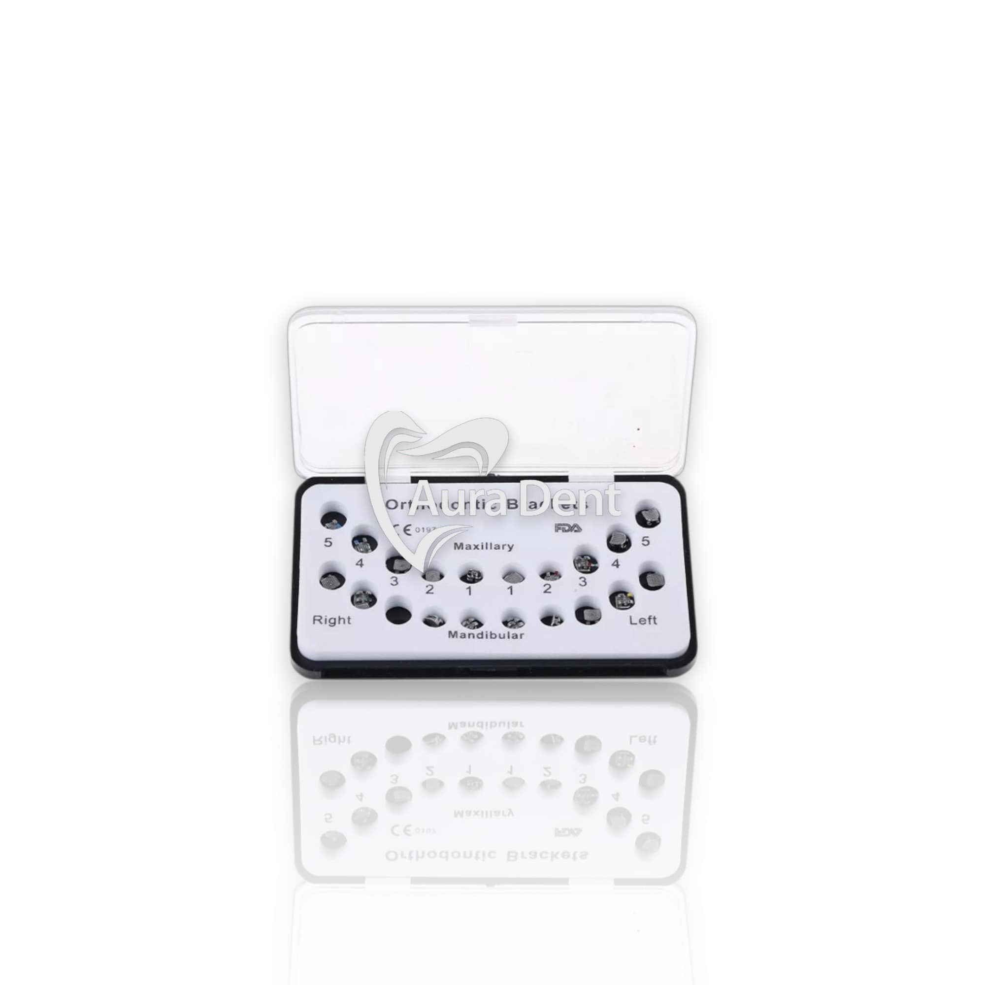 Orthodontic bracket crochet de support en métal - Auradent