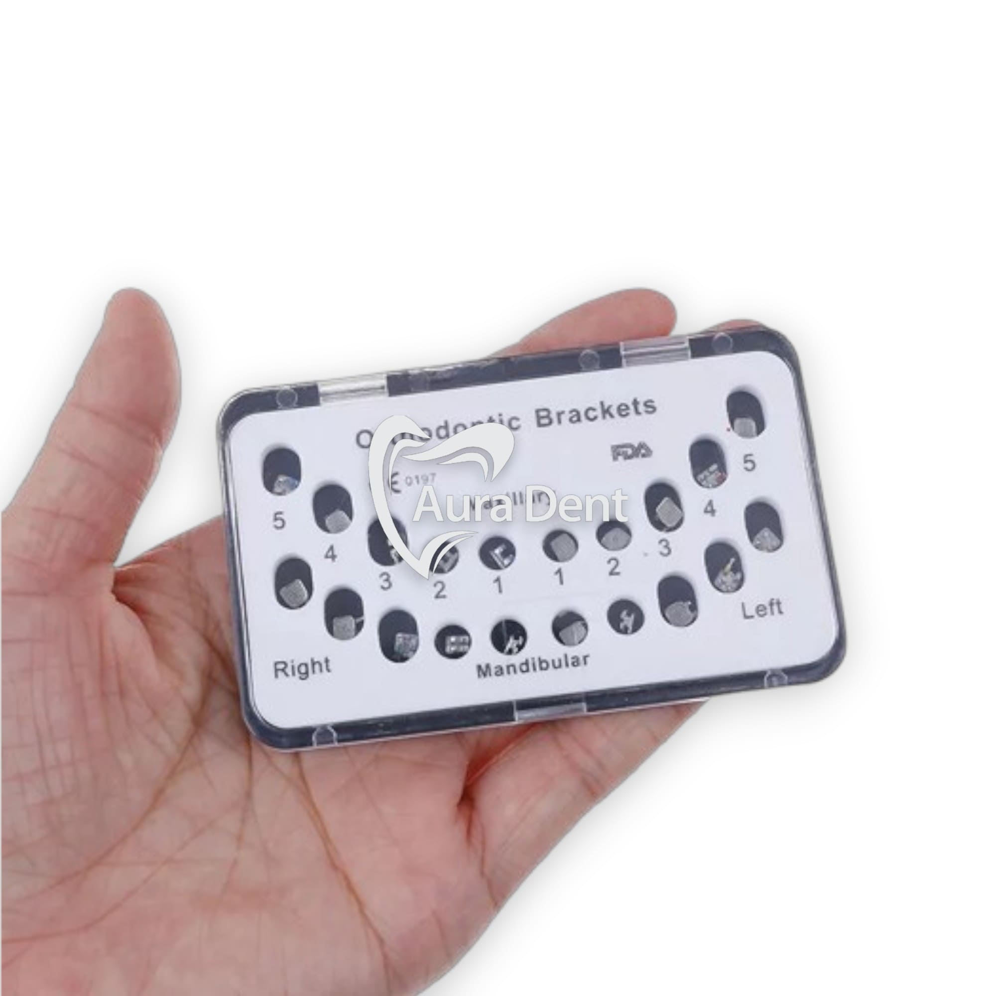 Orthodontic bracket crochet de support en métal - Auradent