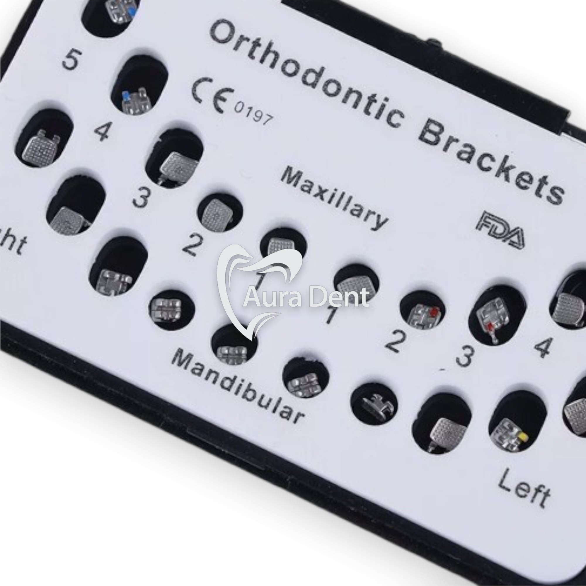 Orthodontic bracket crochet de support en métal - Auradent