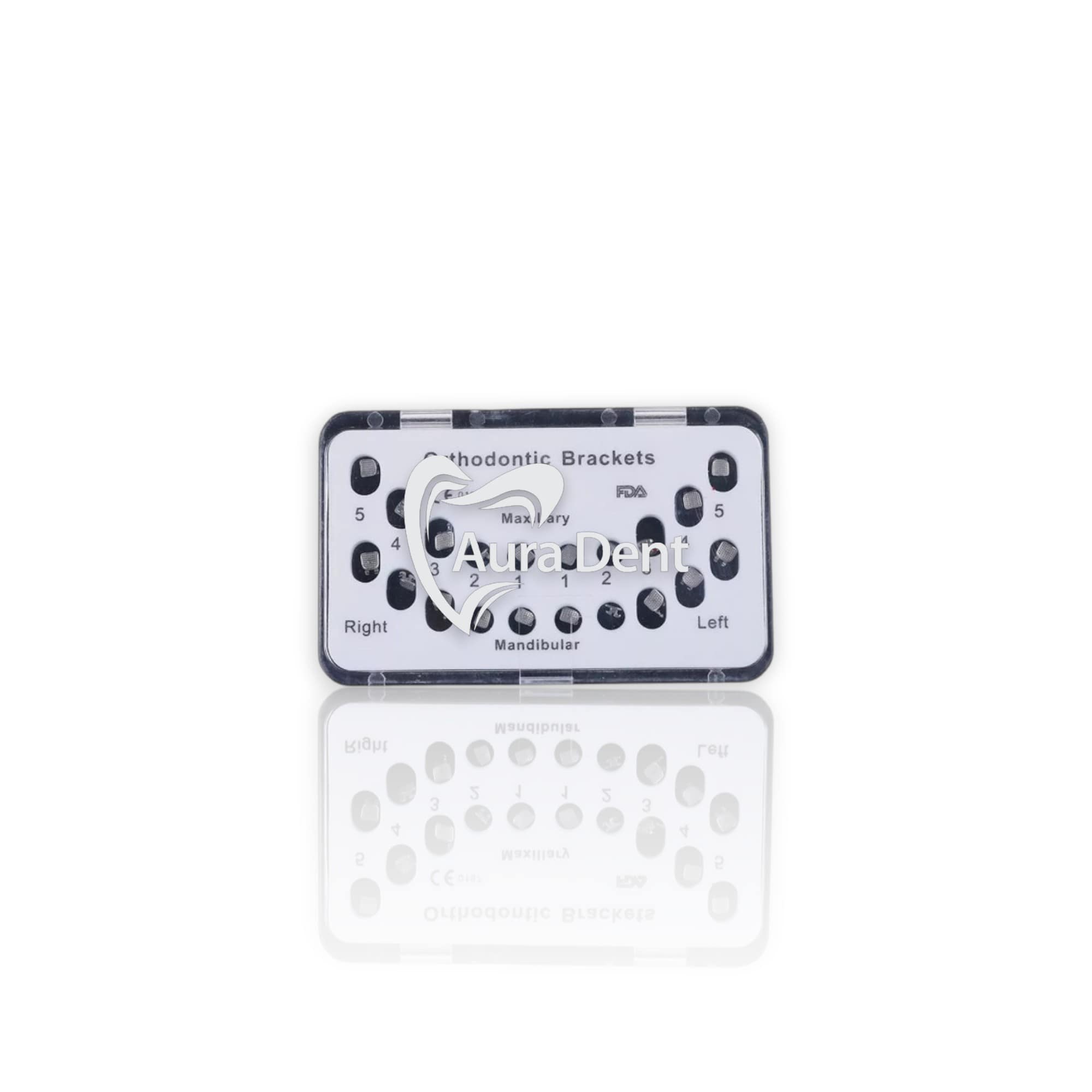 Orthodontic bracket crochet de support en métal - Auradent