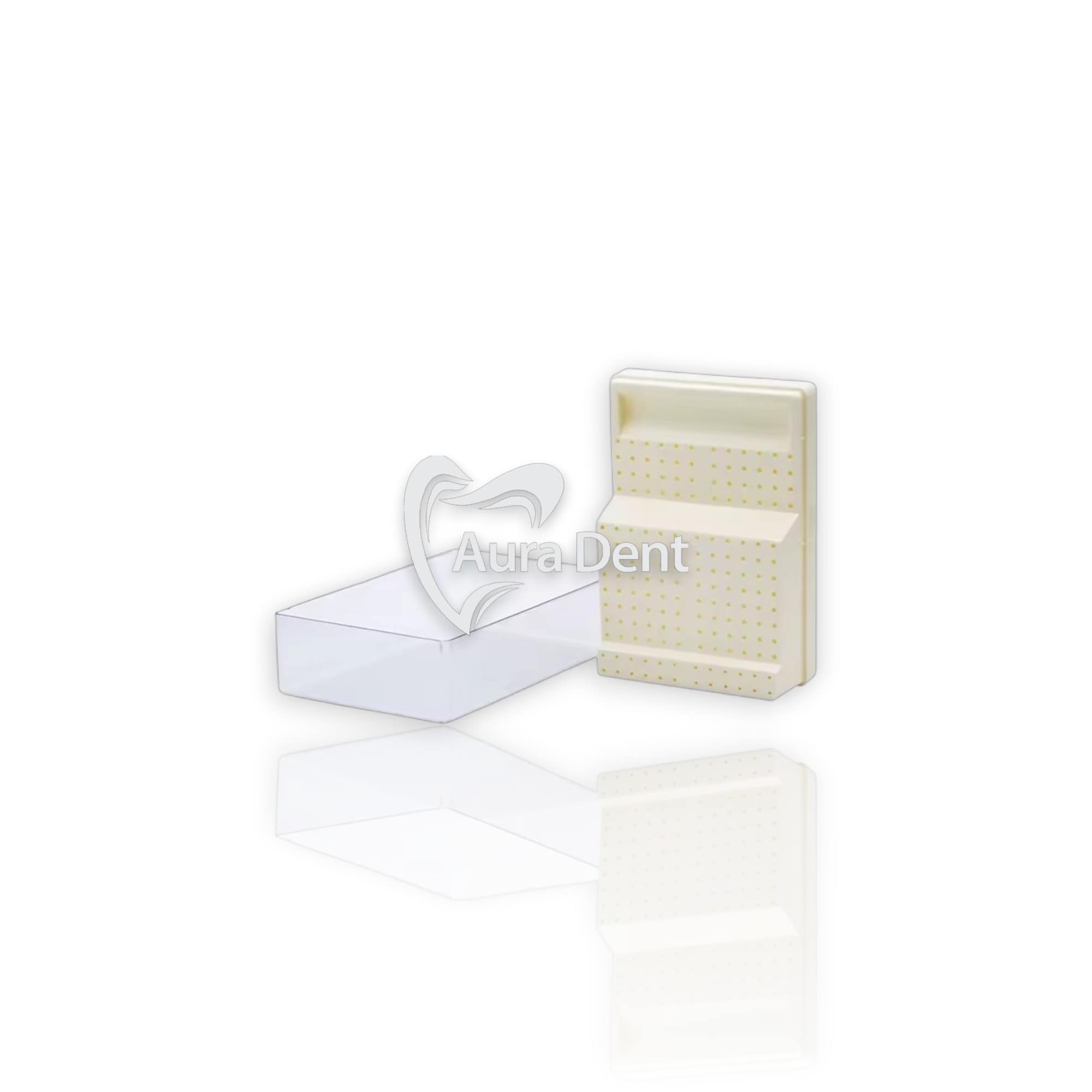 Boîte de fraises dentaires avec 168 trous - Auradent