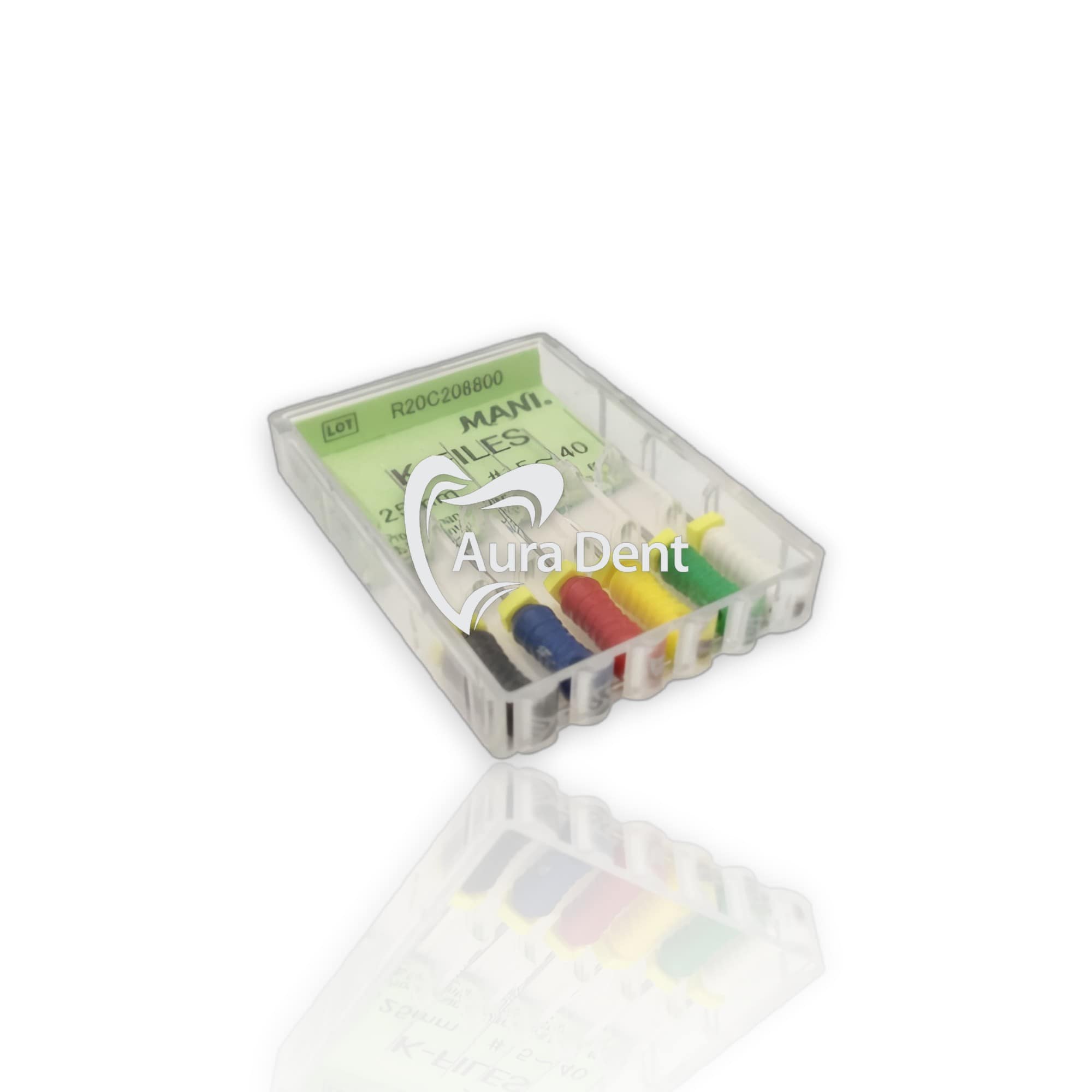 Limes k-files plaque de 6 - MANI - Auradent