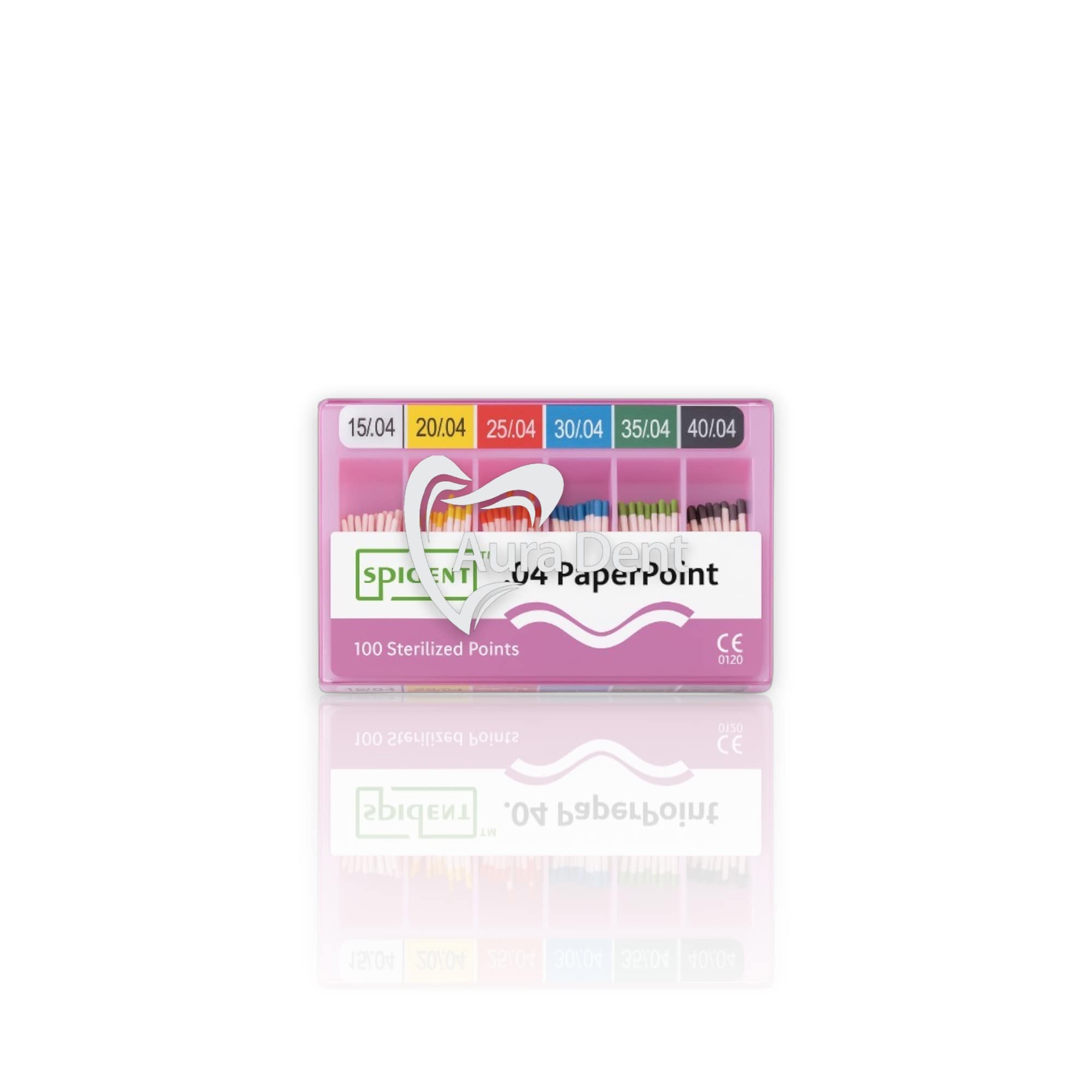 Pointes de papier système protaper conicité (100 pcs) - SPIDENT