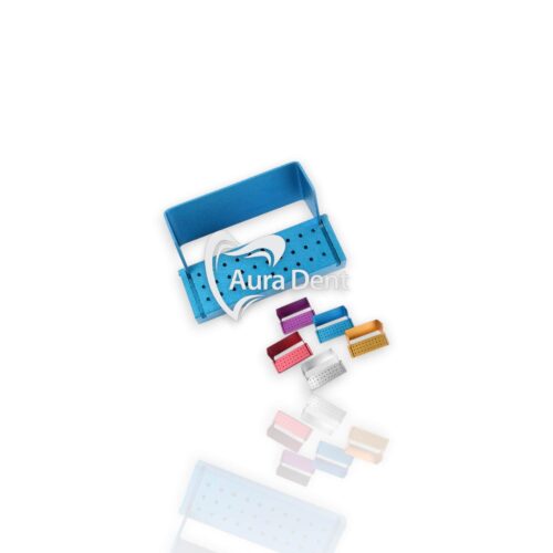 Porte fraise en inox autoclavable 30 pcs pour turbine