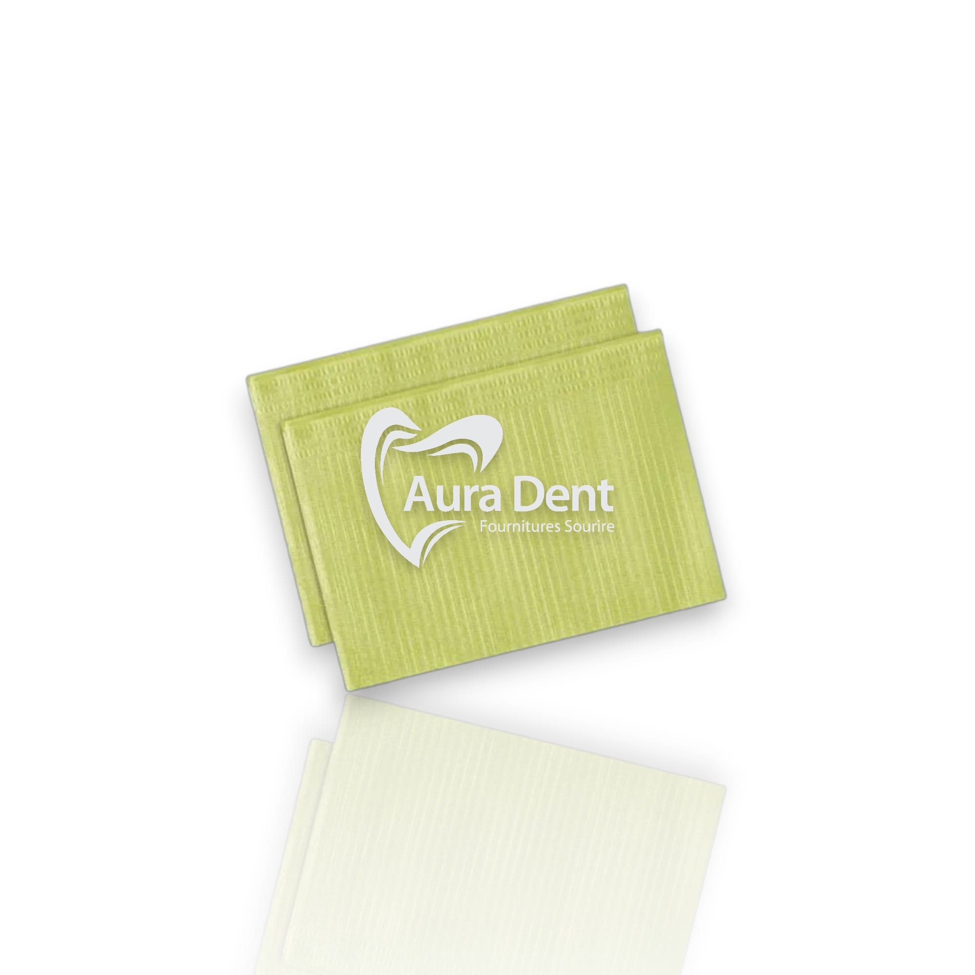 Champs jetables 500 pcs jaune - Auradent