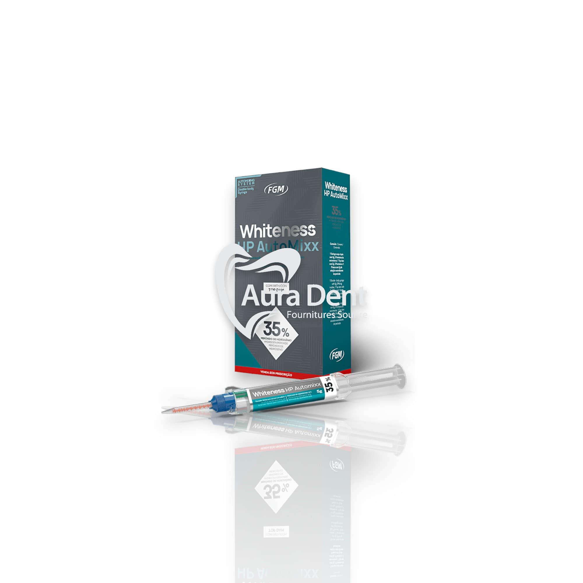 Blanchiment sur fauteuil whiteness hp automixx 35% - Fgm - Auradent