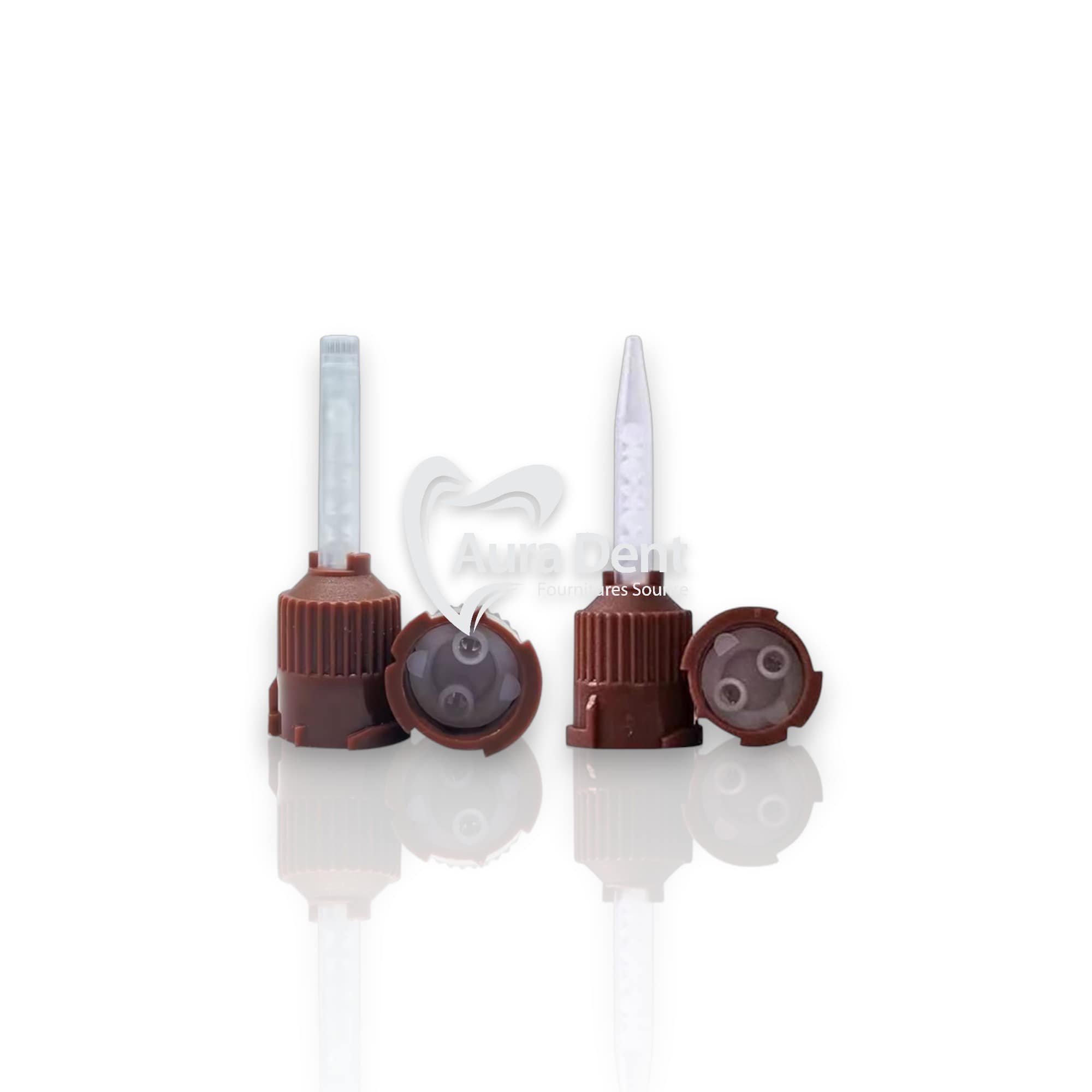 Embouts melangeurs marrons - Auradent