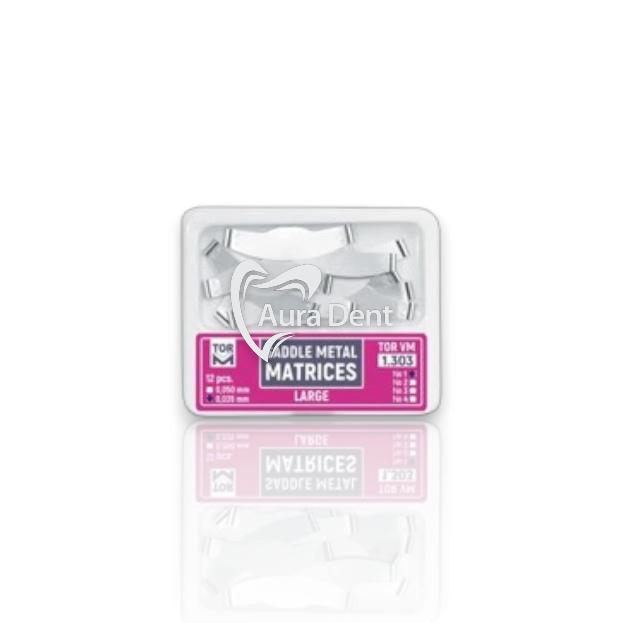 Matrices apis métalliques large (12 pièces) - AuraDent